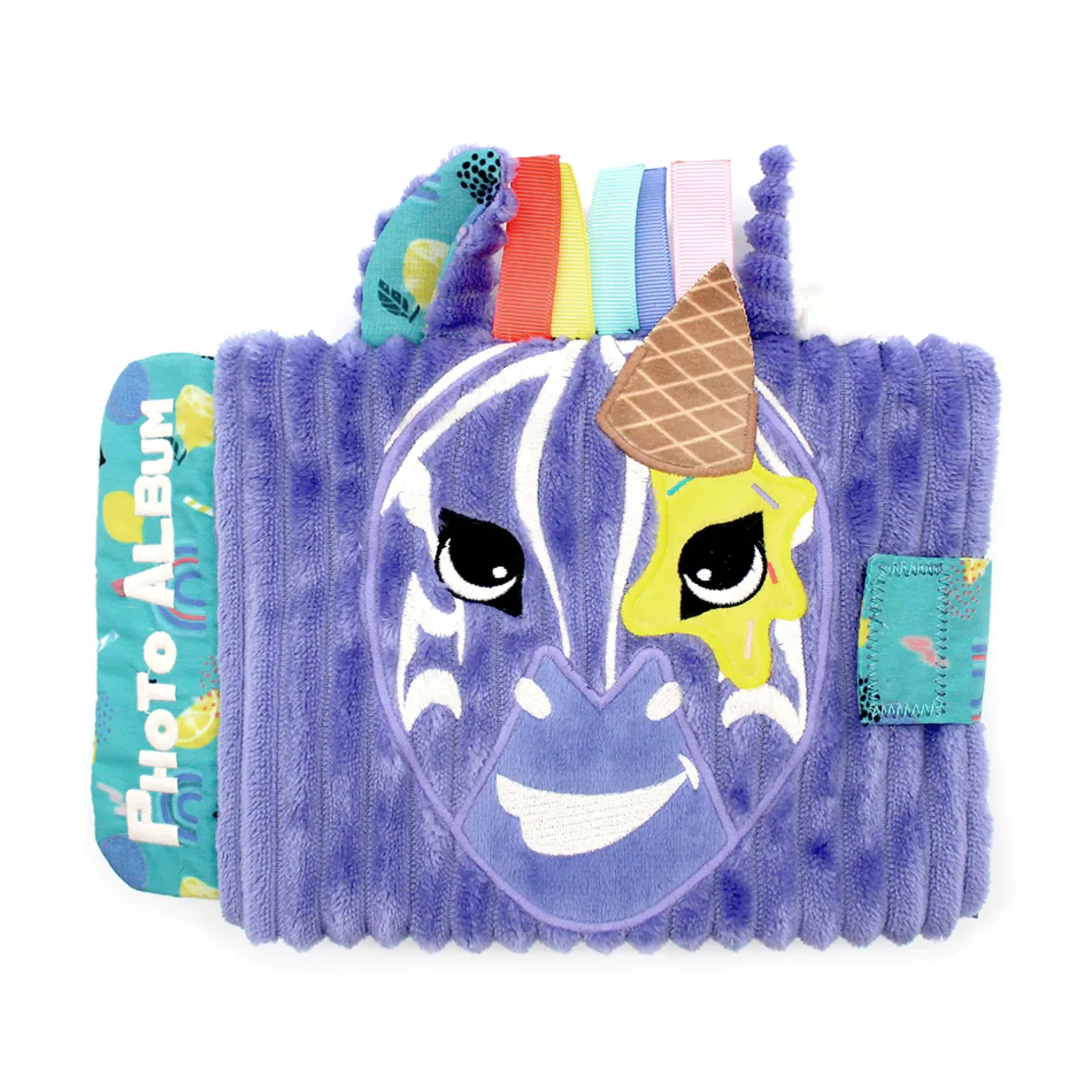 Albums*Les Déglingos Kiprokos le zèbre Album Photo bébé en tissu de