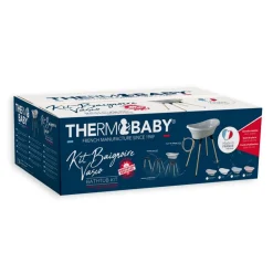 Baignoires*Thermobaby Kit de baignoire Vasco de Fleur bleue