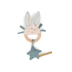 Hochets*Moulin Roty La Petite École de Danse Hochet Bois Lapin de Bleu