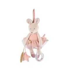 Peluches À Accrocher|Jouets D'Activités*Moulin Roty La Petite École de Danse Peluche d'Activités à Suspendre Souris de Rose