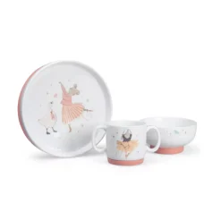 Coffrets*Moulin Roty La Petite École de Danse Set Vaisselle de Rose