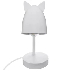 Lampes*Atmosphera Lampe enfant avec oreilles de Blanc