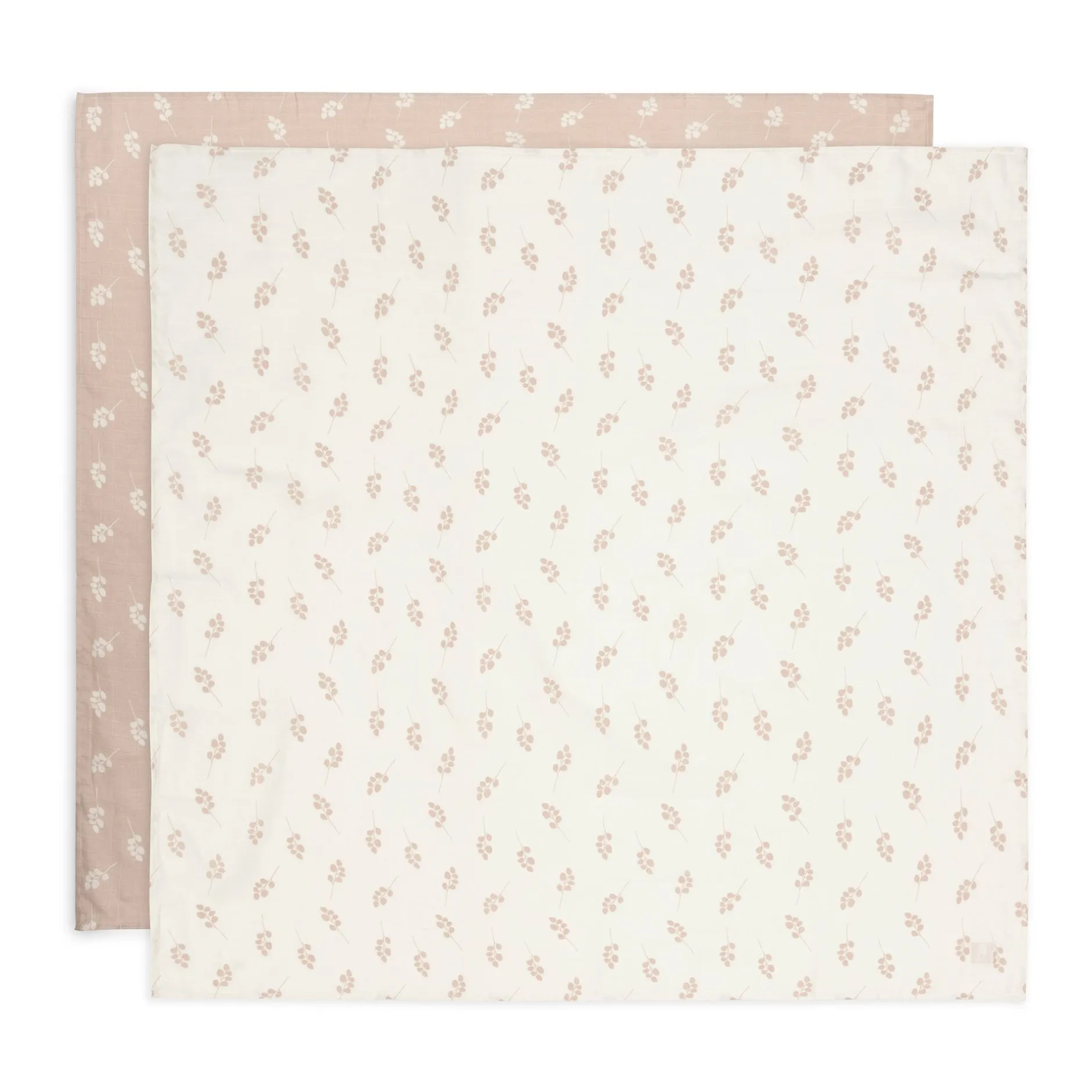 Langes*Jollein Lange Gaze de Coton Twig 115 x 115 cm de Rose Sauvage