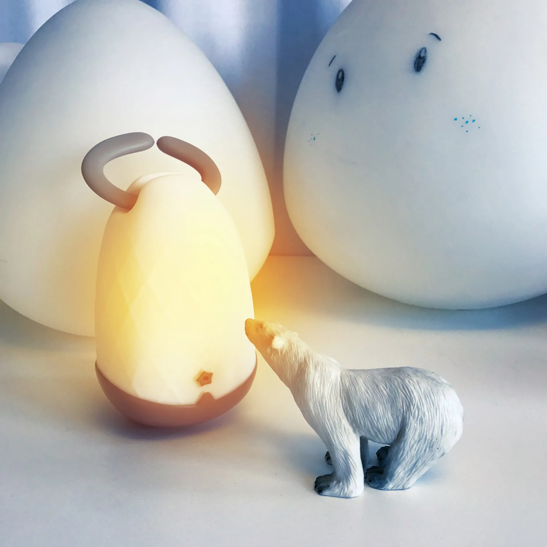 Veilleuses*Pabobo Lanterne magique Lumiblo de Blanc