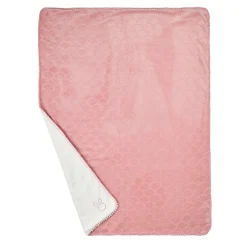 Couvertures*Nattou Lapidou couverture Bébé wavy de Vieux rose