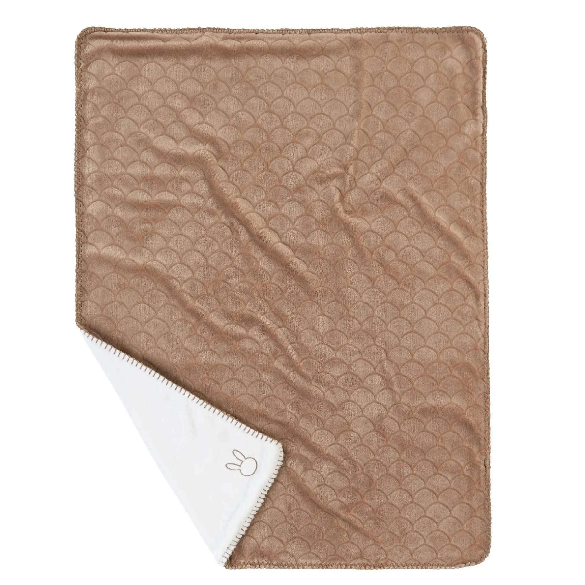 Couvertures*Nattou Lapidou couverture Bébé wavy de Wavy Moka