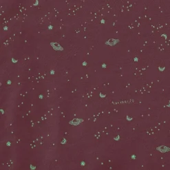 Doudous*Nattou Lapidou doudou lapin à motifs - Glow in the dark de Vieux rose