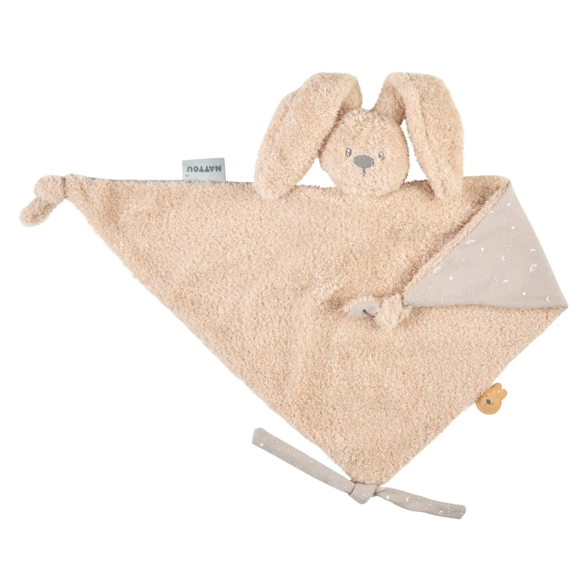 Doudous*Nattou Lapidou grand doudou lapin - Glow in the dark de Teddy sable