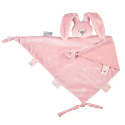 Doudous*Nattou Lapidou grand doudou lapin - Glow in the dark 65 cm de Vieux rose