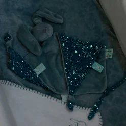 Doudous*Nattou Lapidou grand doudou lapin - Glow in the dark de Vert de Gris