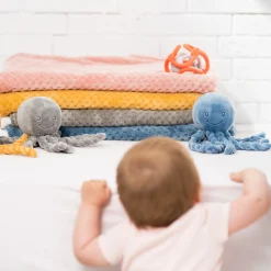 Peluches Musicales*Nattou Lapidou poulpe musical de Vert