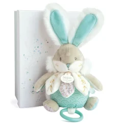 Peluches Musicales*Doudou et Compagnie Lapin de sucre boîte à musique de Amande