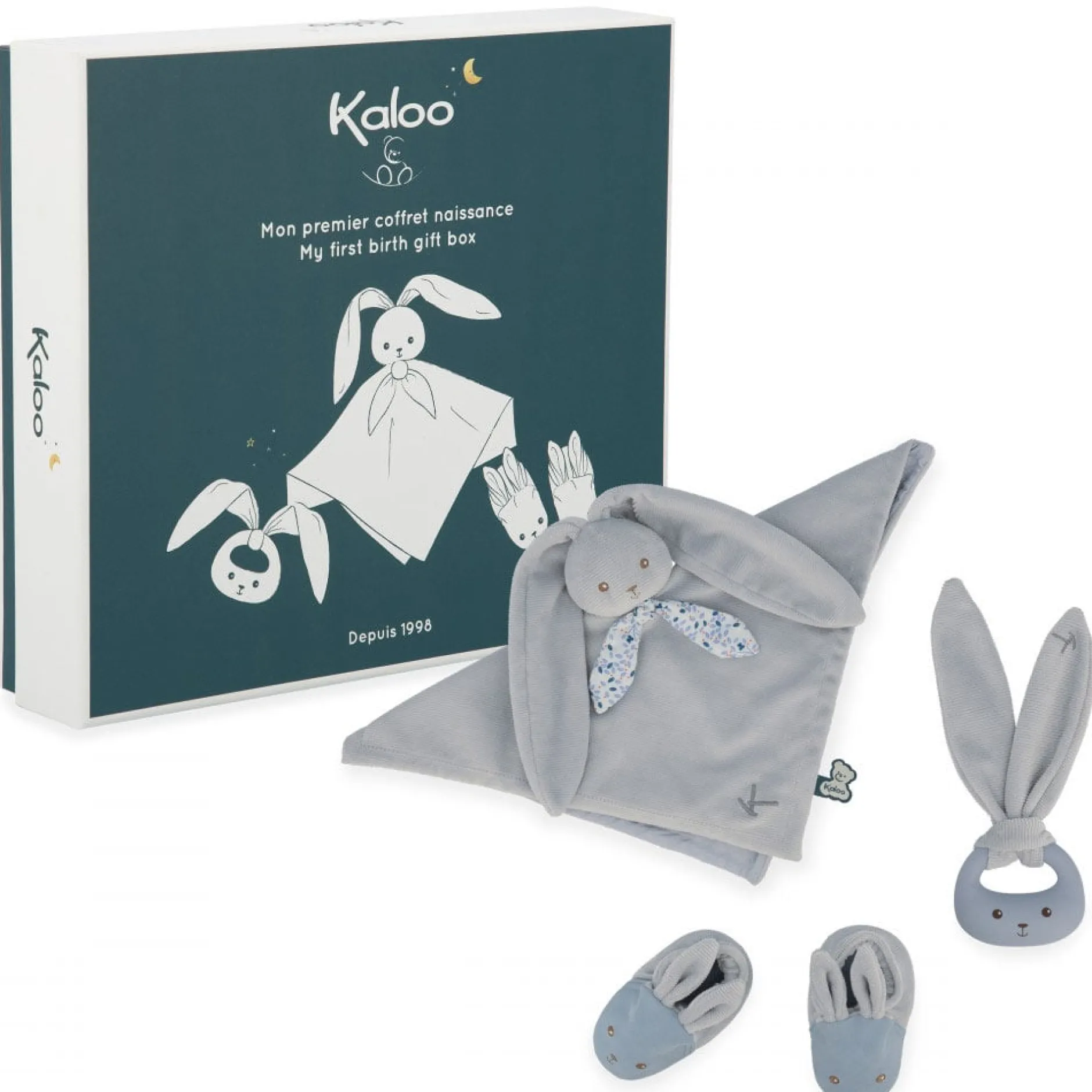Coffrets De Naissance*Kaloo Lapinoo Mon premier coffret de naissance de Bleu