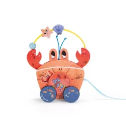 Jouets En Bois*Moulin Roty Les Aventures de Paulie Crabe à tirer de