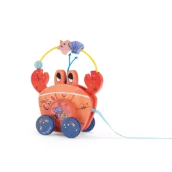 Jouets En Bois*Moulin Roty Les Aventures de Paulie Crabe à tirer de