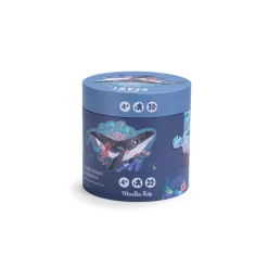 Livres|Puzzle*Moulin Roty Les Aventures de Paulie Puzzle Géant Baleine de