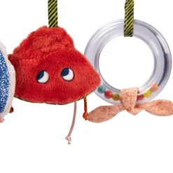 Peluches À Accrocher*Moulin Roty Les Aventures de Paulie Spirale d'activités de Bleu