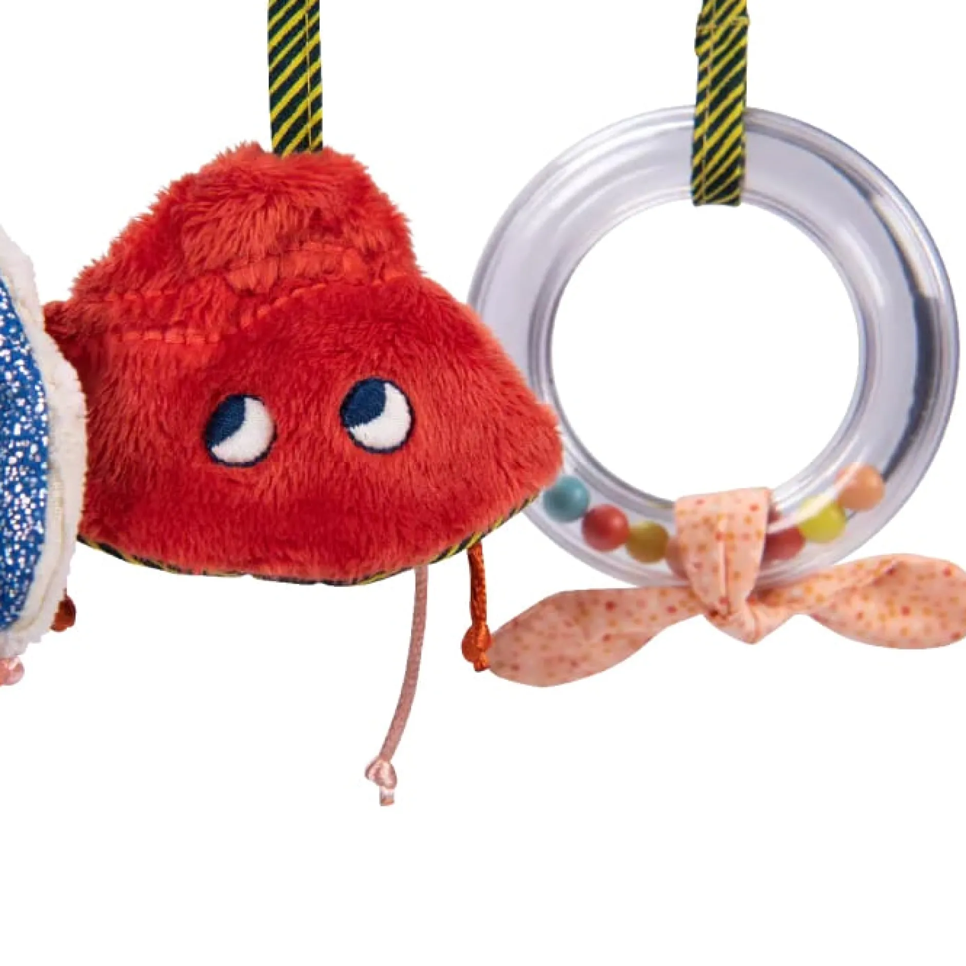 Peluches À Accrocher*Moulin Roty Les Aventures de Paulie Spirale d'activités de Bleu