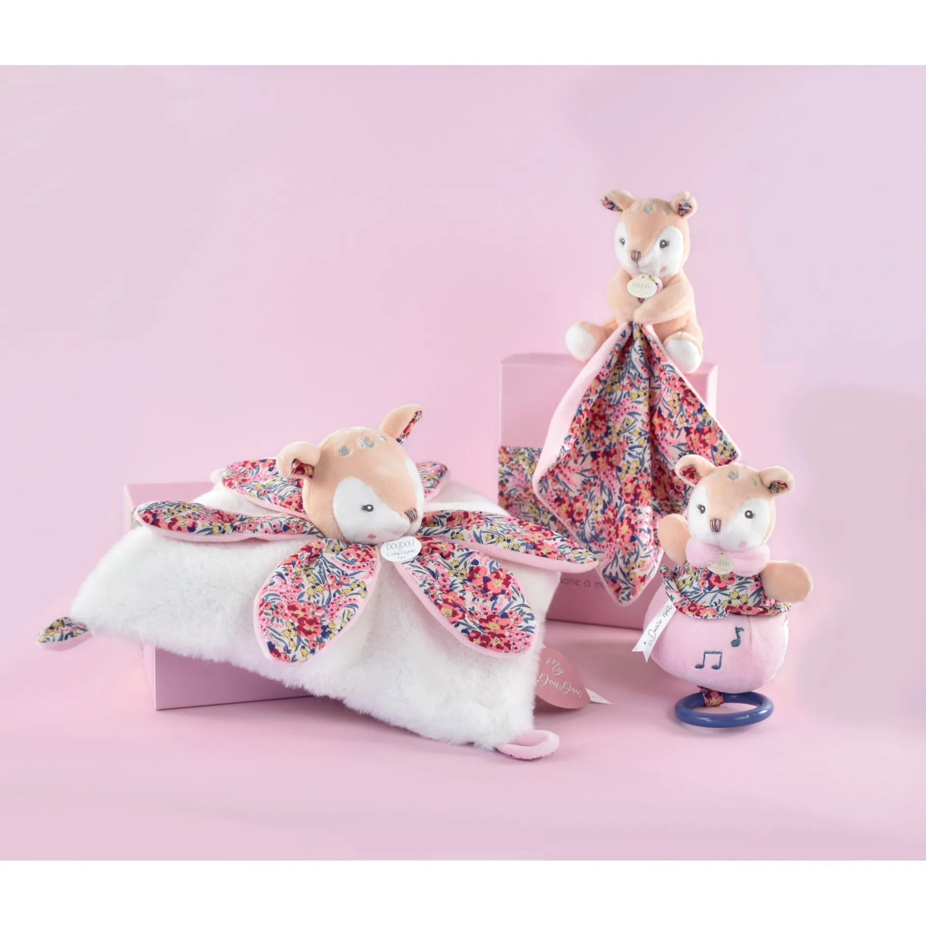 Boites À Musique*Doudou et Compagnie Les Boh'aime Boîte à musique de Faon