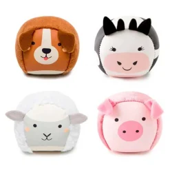 Balles & Ballons|Jouets D'Activités*Little Big Friends Les Dooballs - set de 4 balles doudous de Ferme