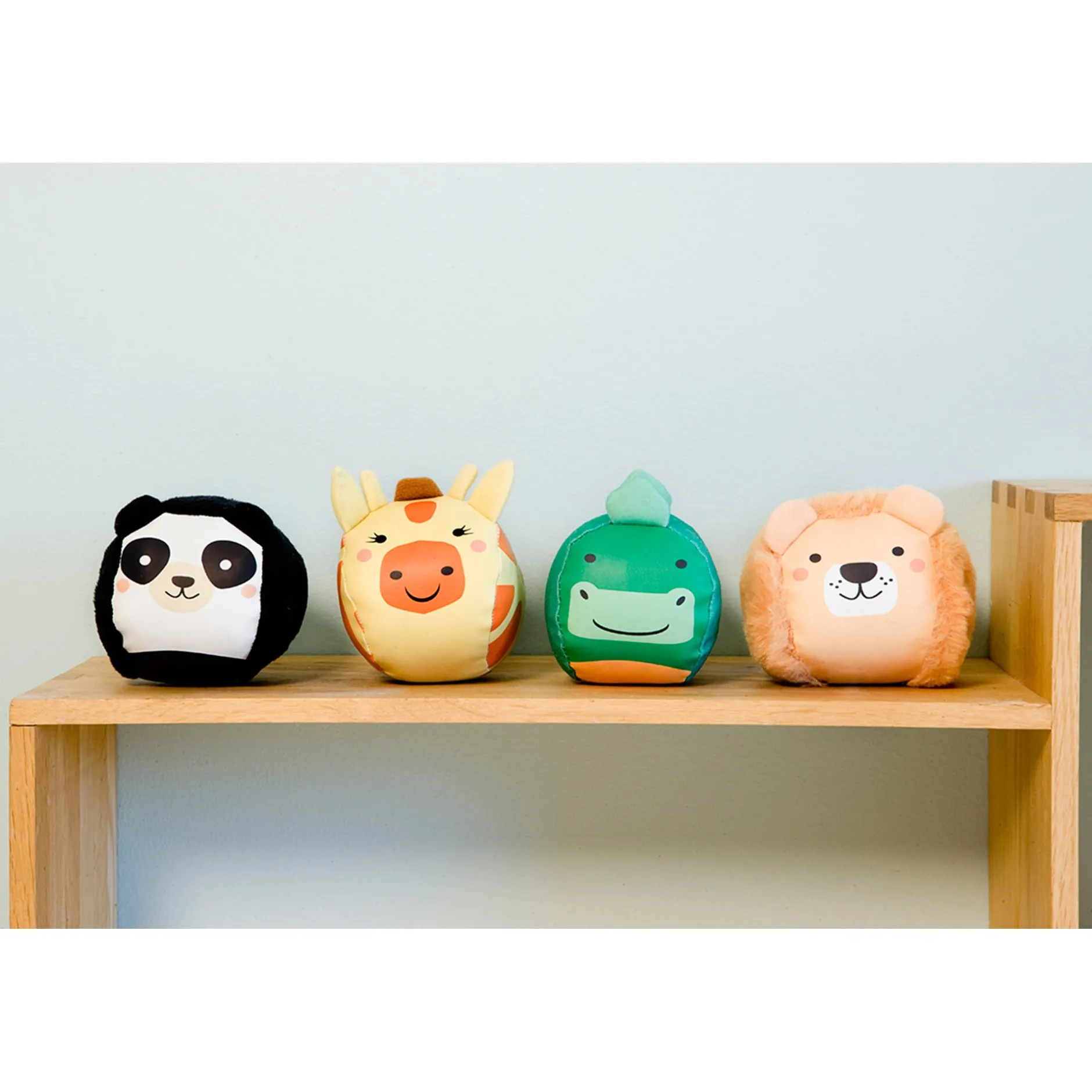 Balles & Ballons|Jouets D'Activités*Little Big Friends Les Dooballs - set de 4 balles doudous de jungle