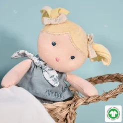 Poupées Et Figurines*Jolijou Les joliflores Poupée de chiffon avec Doudou 22 cm de Bleuette