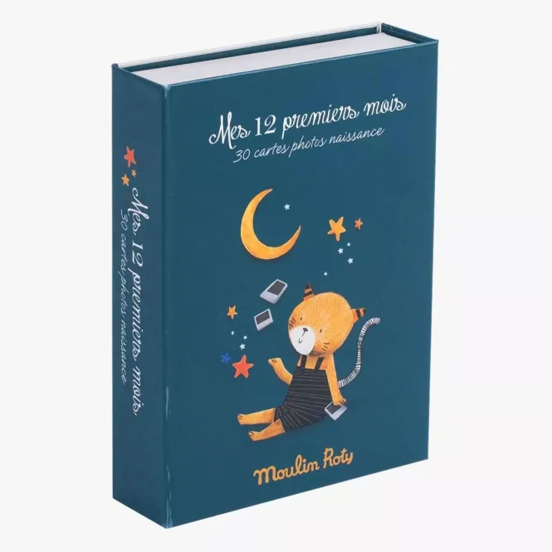 Albums*Moulin Roty Les Moustaches Cartes Mes 12 premiers mois de