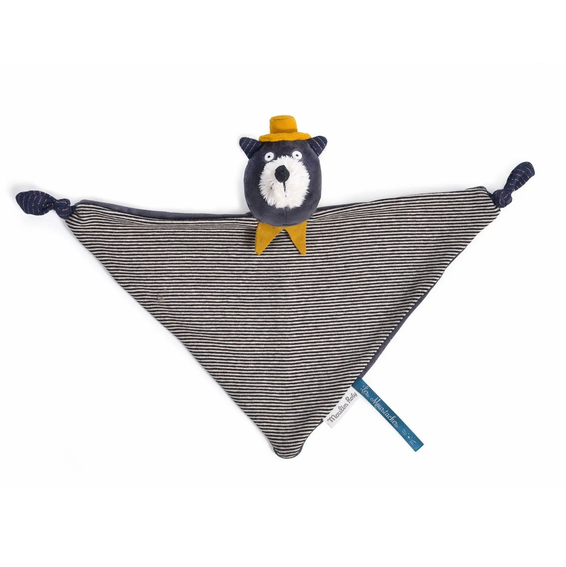 Doudous*Moulin Roty Les Moustaches doudou chat de Alphonse