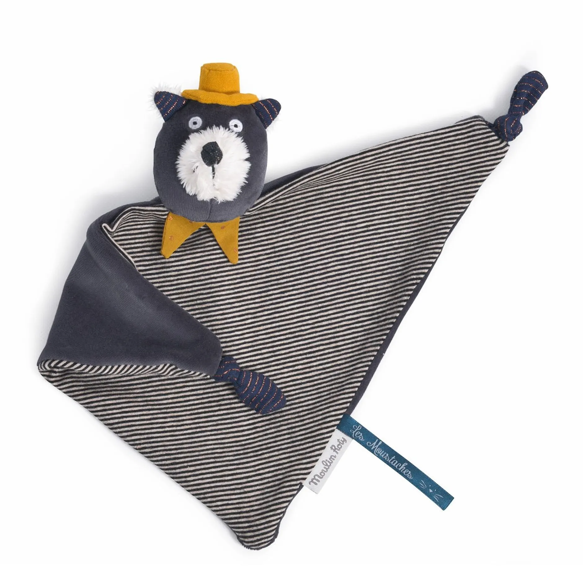 Doudous*Moulin Roty Les Moustaches doudou chat de Alphonse