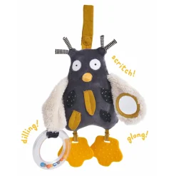 Peluches À Accrocher|Jouets D'Activités*Moulin Roty Les Moustaches Hibou d'activités de
