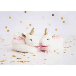 Chaussettes, Collants, Chaussons*Doudou et Compagnie Licorne chaussons avec hochet 0-6 mois de Doré