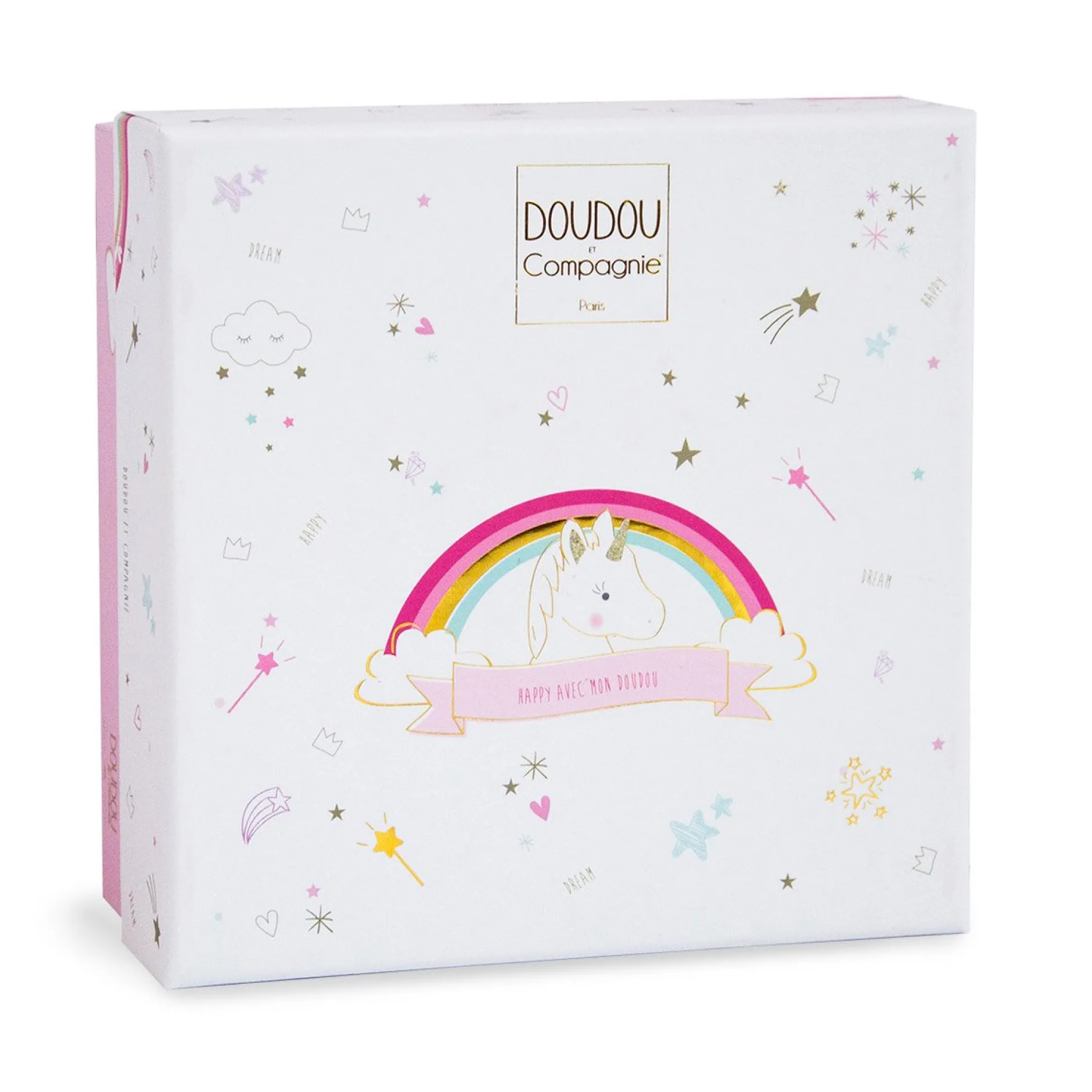 Chaussettes, Collants, Chaussons*Doudou et Compagnie Licorne chaussons avec hochet 0-6 mois de Doré