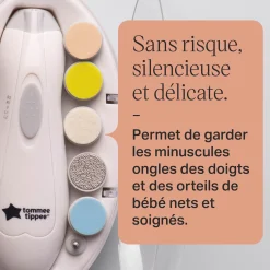 Manucure*Tommee Tippee Lime à Ongles Électrique de