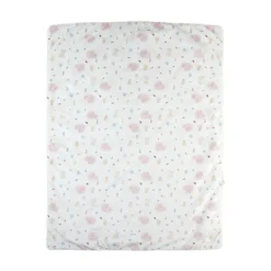 Couvertures*Noukies Lina & Joy Couverture Veloudoux 75 x 100 cm de Rose