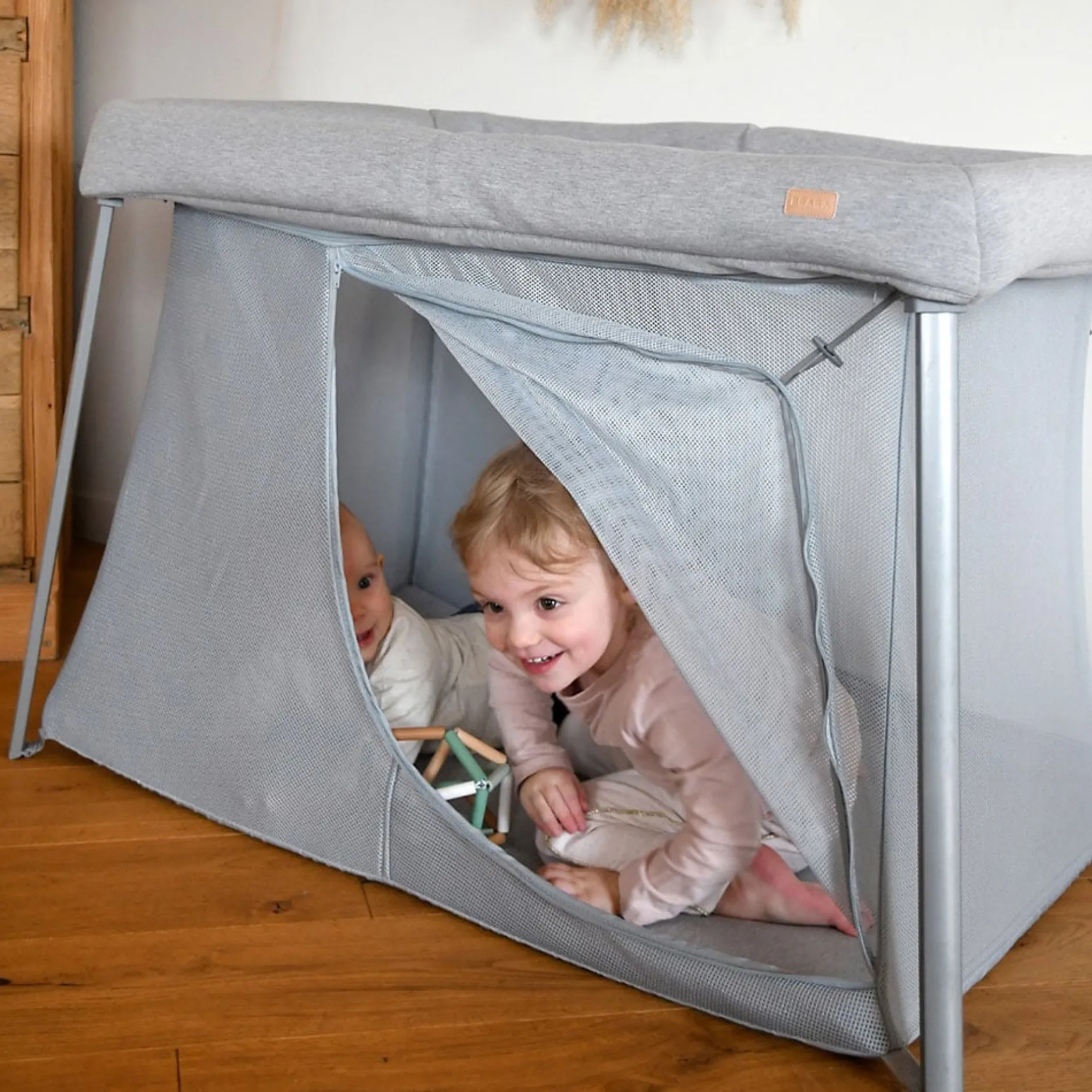 Lits Parapluies|Lits Parapluies*Béaba Lit Parapluie 3-en-1 Easy Sleep de Gris chiné