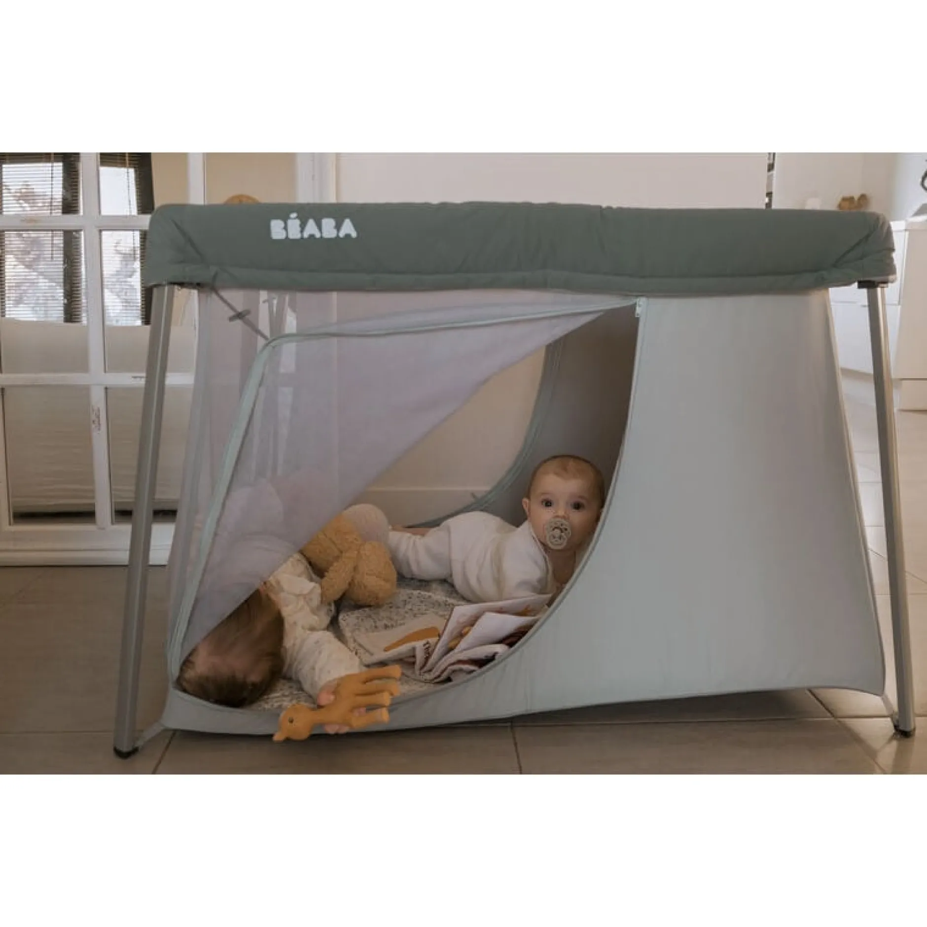 Lits Parapluies|Lits Parapluies*Béaba Lit Parapluie 3-en-1 Easy Sleep de Mineral Grey