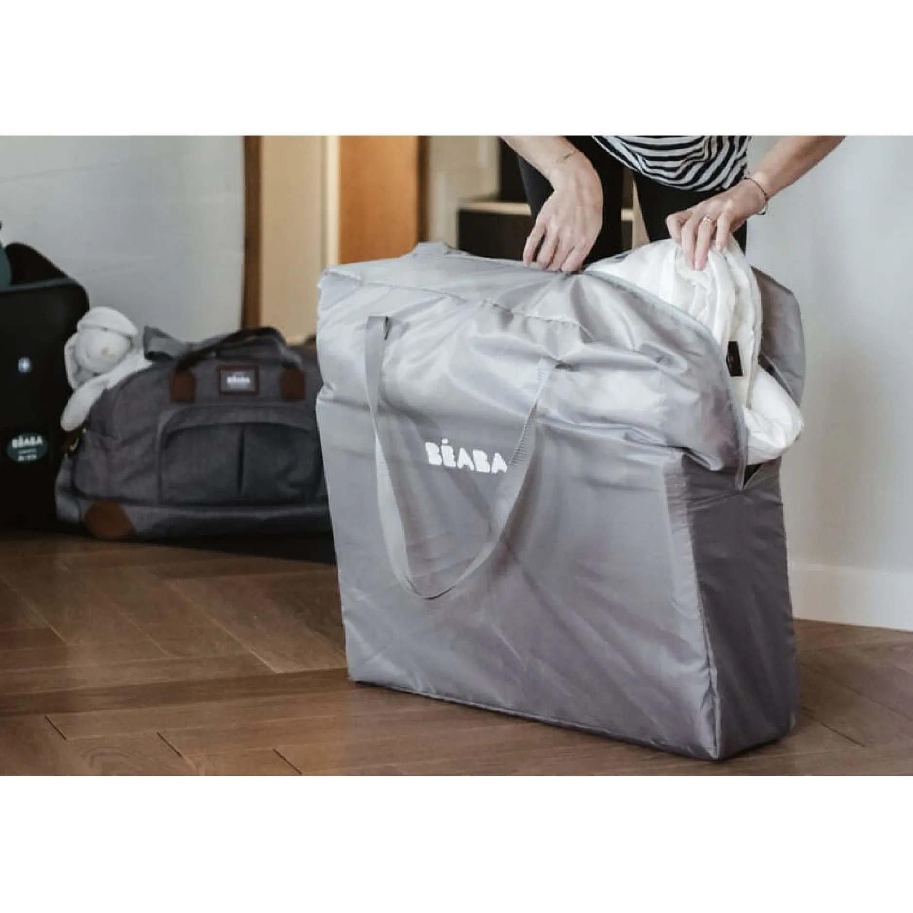 Lits Parapluies|Lits Parapluies*Béaba Lit Parapluie 3-en-1 Easy Sleep de Mineral Grey