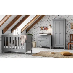 Lits 70X140 Évolutifs*Vox Lit évolutif Milenne 70 x 140 cm de Gris clair