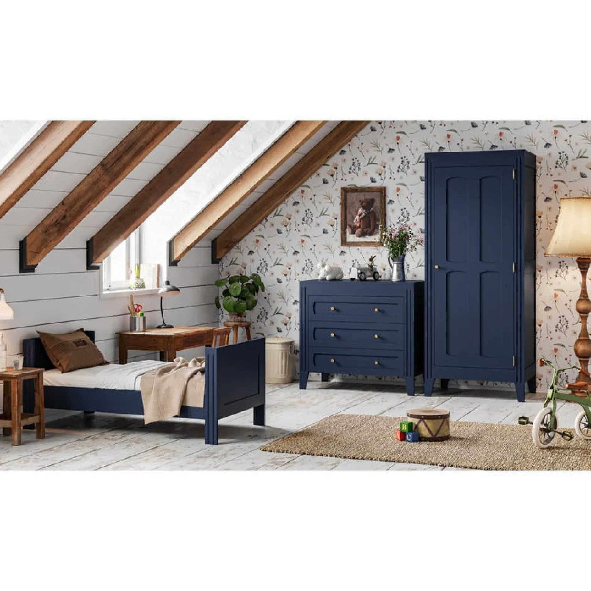 Lits 70X140 Évolutifs*Vox Lit évolutif Milenne 70 x 140 cm de Indigo