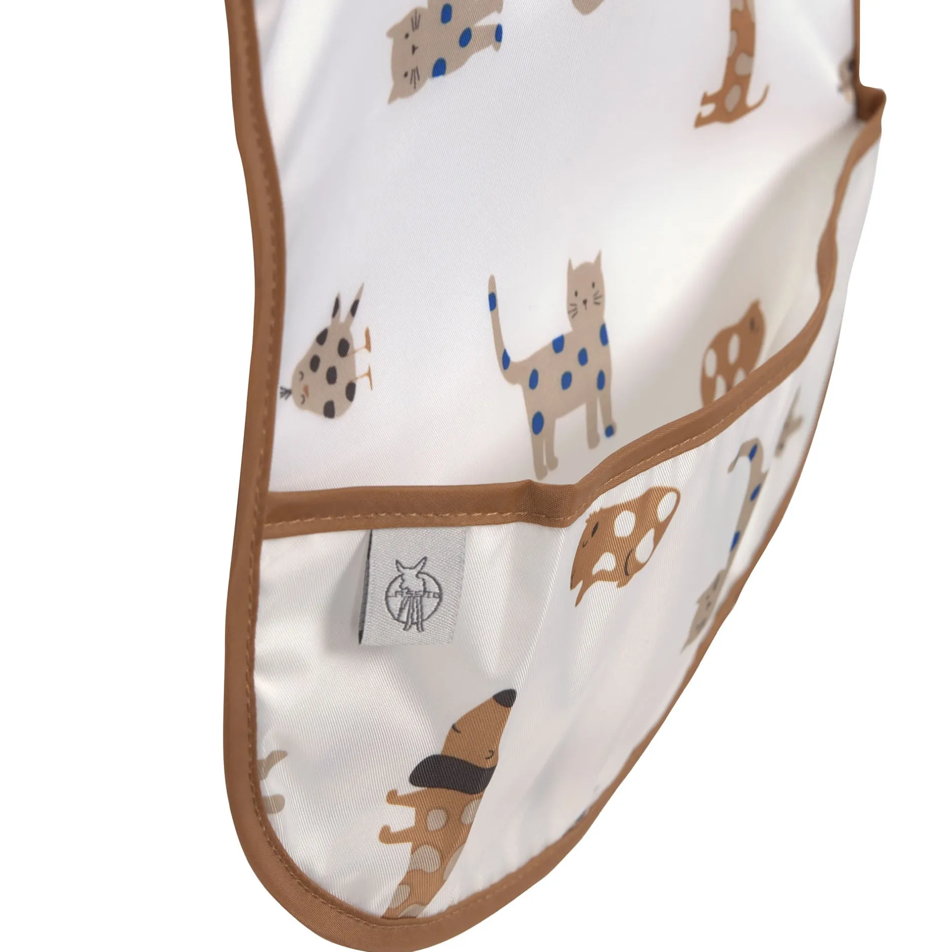 Bavoirs*Lässig Little Mateys Lot de 2 bavoirs avec poche de Royal bleu