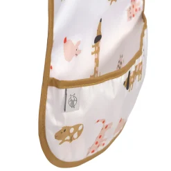 Bavoirs*Lässig Little Mateys Lot de 2 bavoirs avec poche de Orange épicée