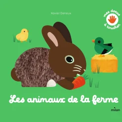 Livres*Milan Livre - Les animaux du jardin - à toucher de
