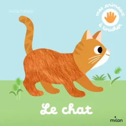 Livres*Milan Livre - Mes animaux à toucher de Le chat