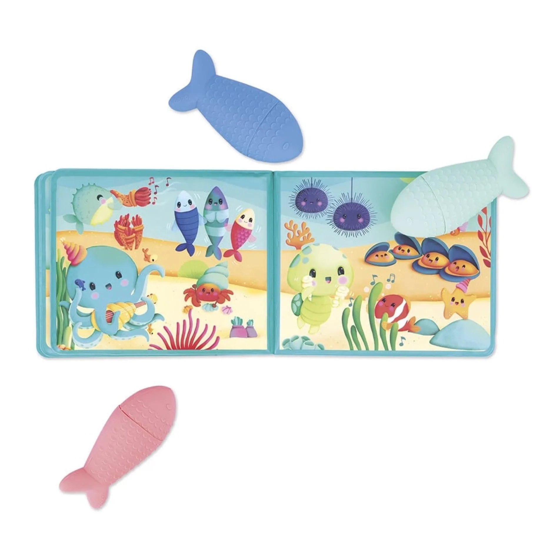 Livres|Jouets De Bain*Janod Livre de bain de La fête sous l'océan