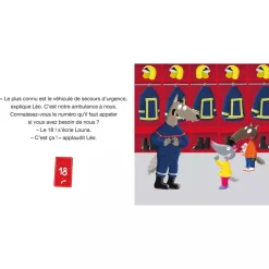 Livres*AUZOU Livre P'tit Loup veut devenir Pompier de