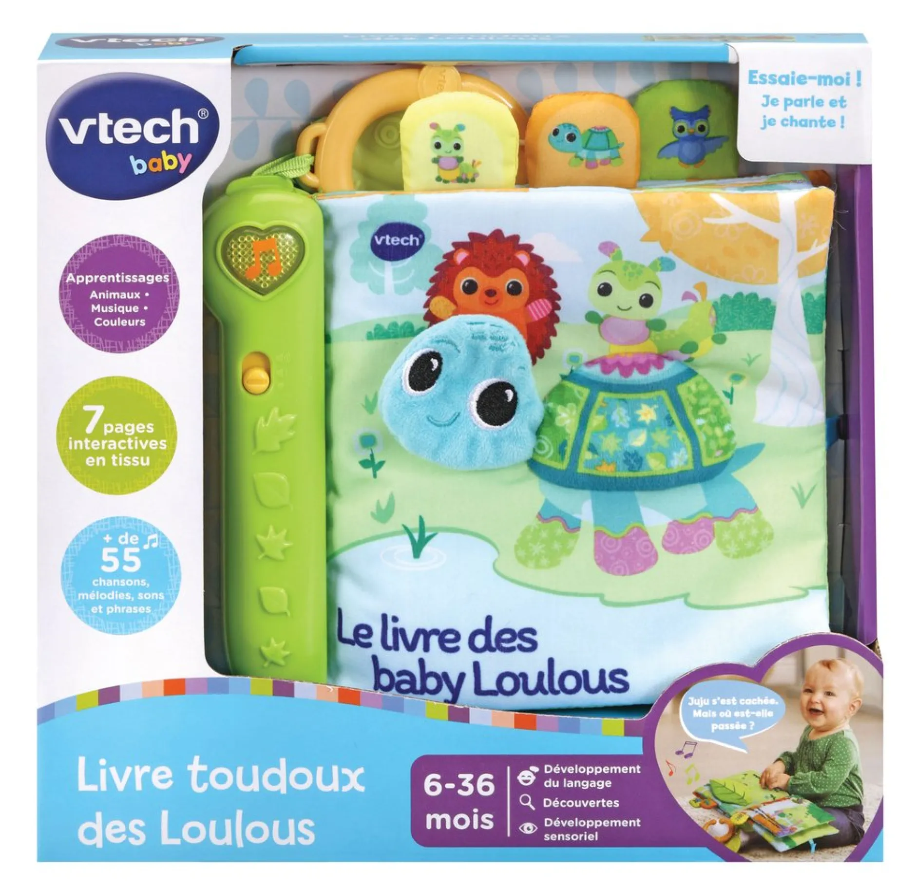 Livres*Vtech Livre toudoux des Loulous - Baby Loulous de