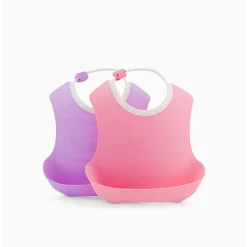 Bavoirs*Twistshake Lot 2 Bavoirs 4 mois + de Pastel Violet