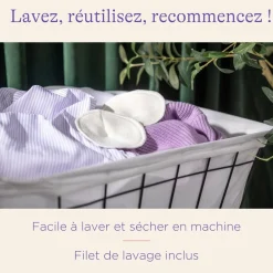 Accessoires De Soin Allaitement*Lansinoh Lot 4 Coussinets d'allaitement lavables de