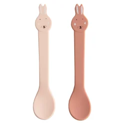 Couverts*Trixie Lot 2 Cuillères silicone de Mrs. Rabbit