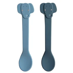 Couverts*Trixie Lot 2 Cuillères silicone de Mrs. Elephant
